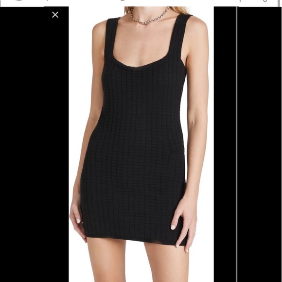 FP Beach Short n Sweet Sweater Dress Black, SIZE LARGE NEW. 0203 - Picture 2 of 8